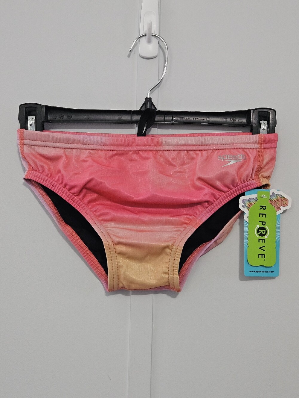 Speedo Eco Endurance Size 28 Boys Mens Swim Trunks with Elastic Drawstring Waist